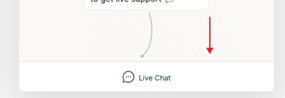 teams live chat button